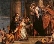 Christ and the Woman with the Issue of Blood  Paolo  Veronese